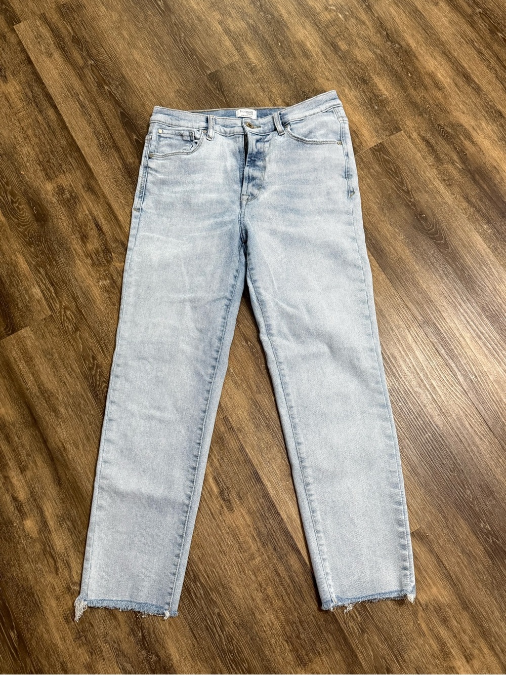 Kensie Light Blue Straight Leg Jeans